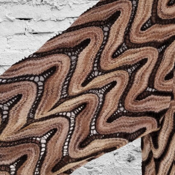 Roz & Ali Black/Brown Tunic - XL - Picture 3 of 8